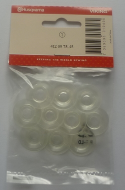 Bobbins Husqvarna, plastic-transparent (10 pcs)